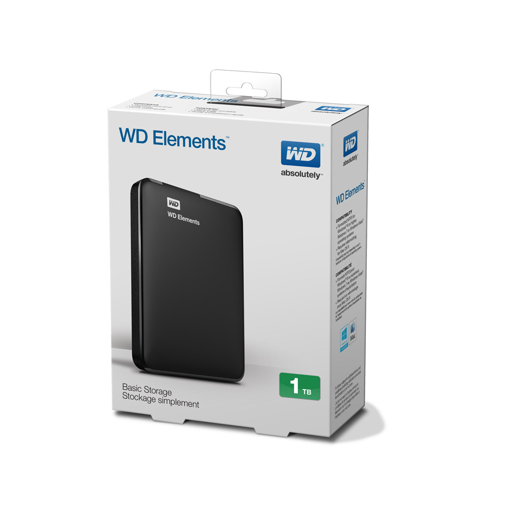 Ổ cứng di động Western Elements 1TB 2.5